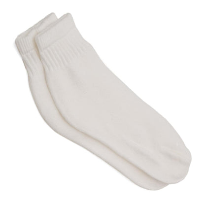 white ankle socks - white quarter socks