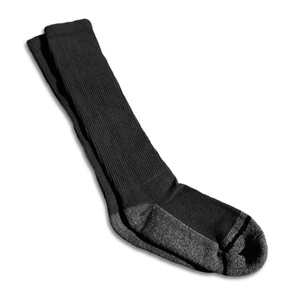 wider black over the calf socks - looser knee socks
