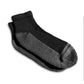 roomier black ankle socks - looser quarter socks